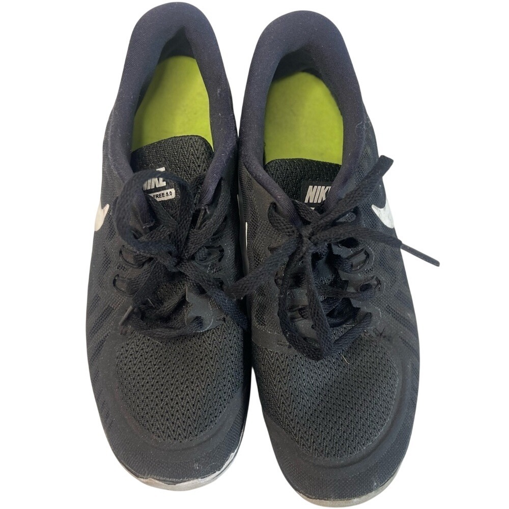 Nike Free RN 5.0 Youth Black Running Shoes Athletic Sneakers Youth Size 6.5 - Picture 5 of 9
